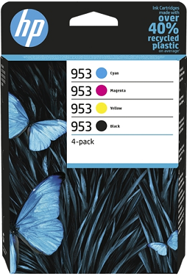 Pack 4 Cartuchos Hp 953 Tinta Original 